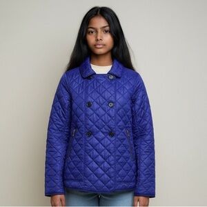 J. Crew Crewcuts Girls Quilted Jacket Size 10